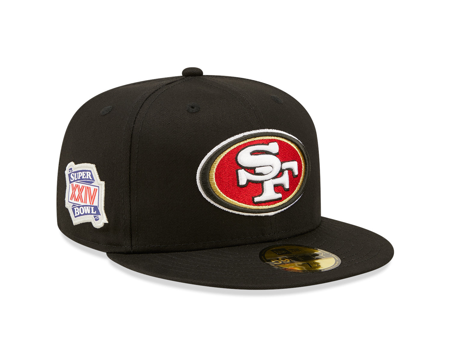 Side Patch 59Fifty Fitted Cap San Francisco 49'ers - Black