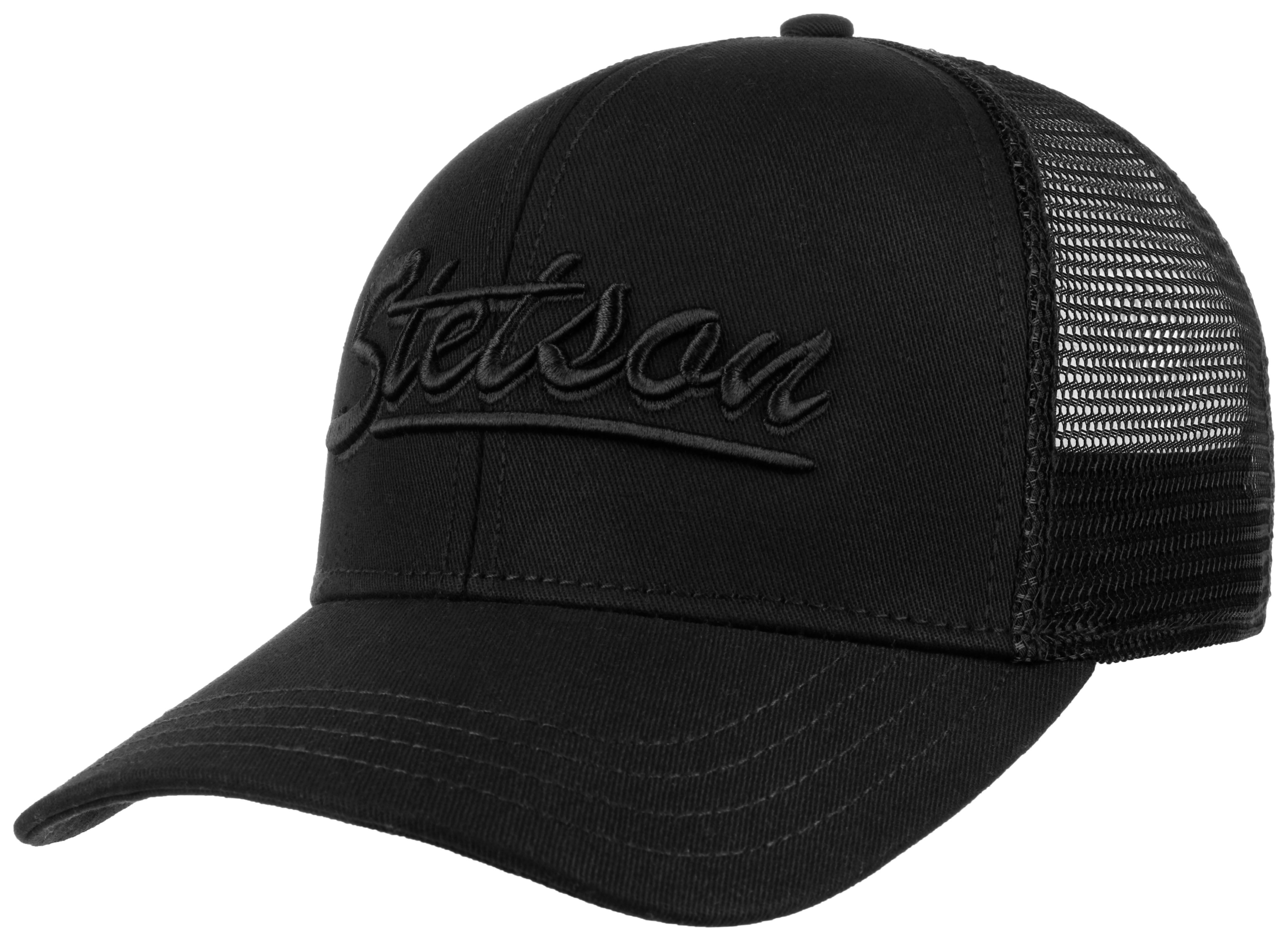 Stetson - Baseball Trucker Cap - Monochrome - Black