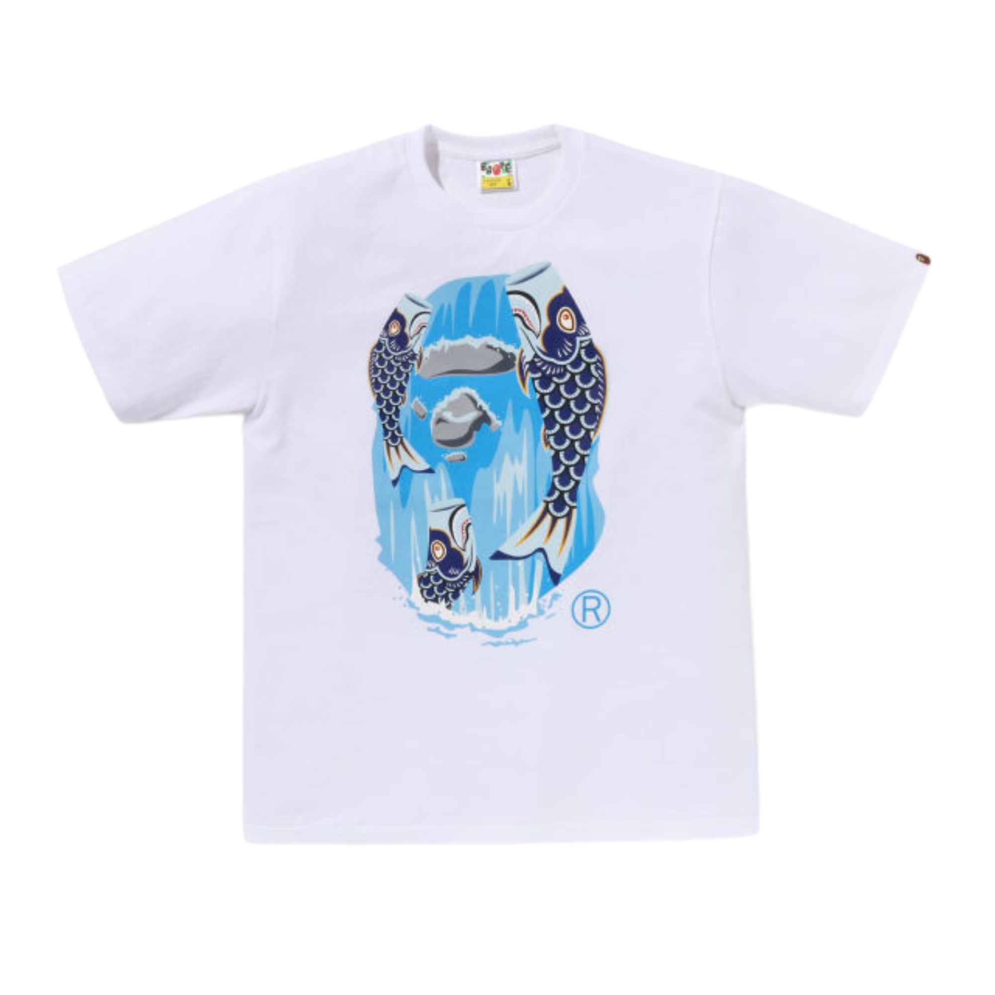 Bape Koinobori Waterfall T-shirt White
