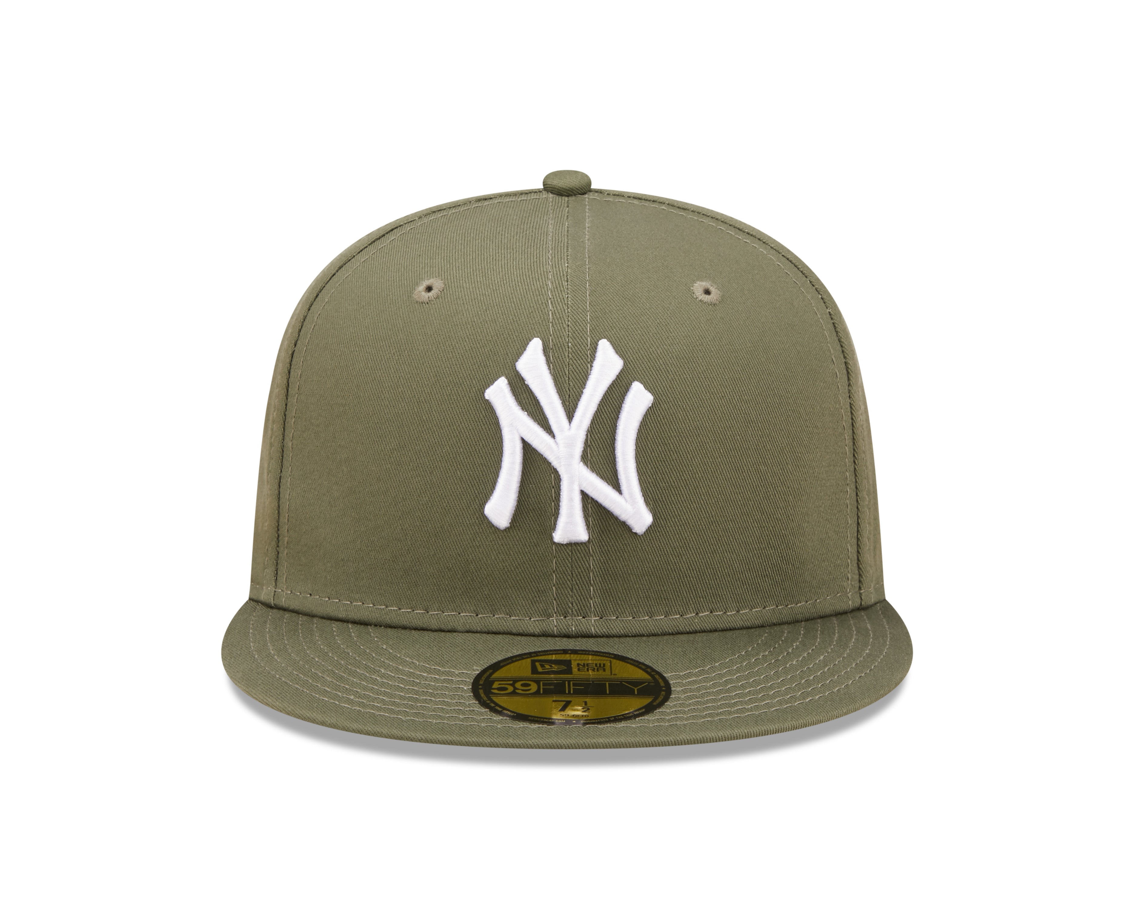 59Fifty Fitted Cap League Essential New York Yankees - Olive/White på udsalg