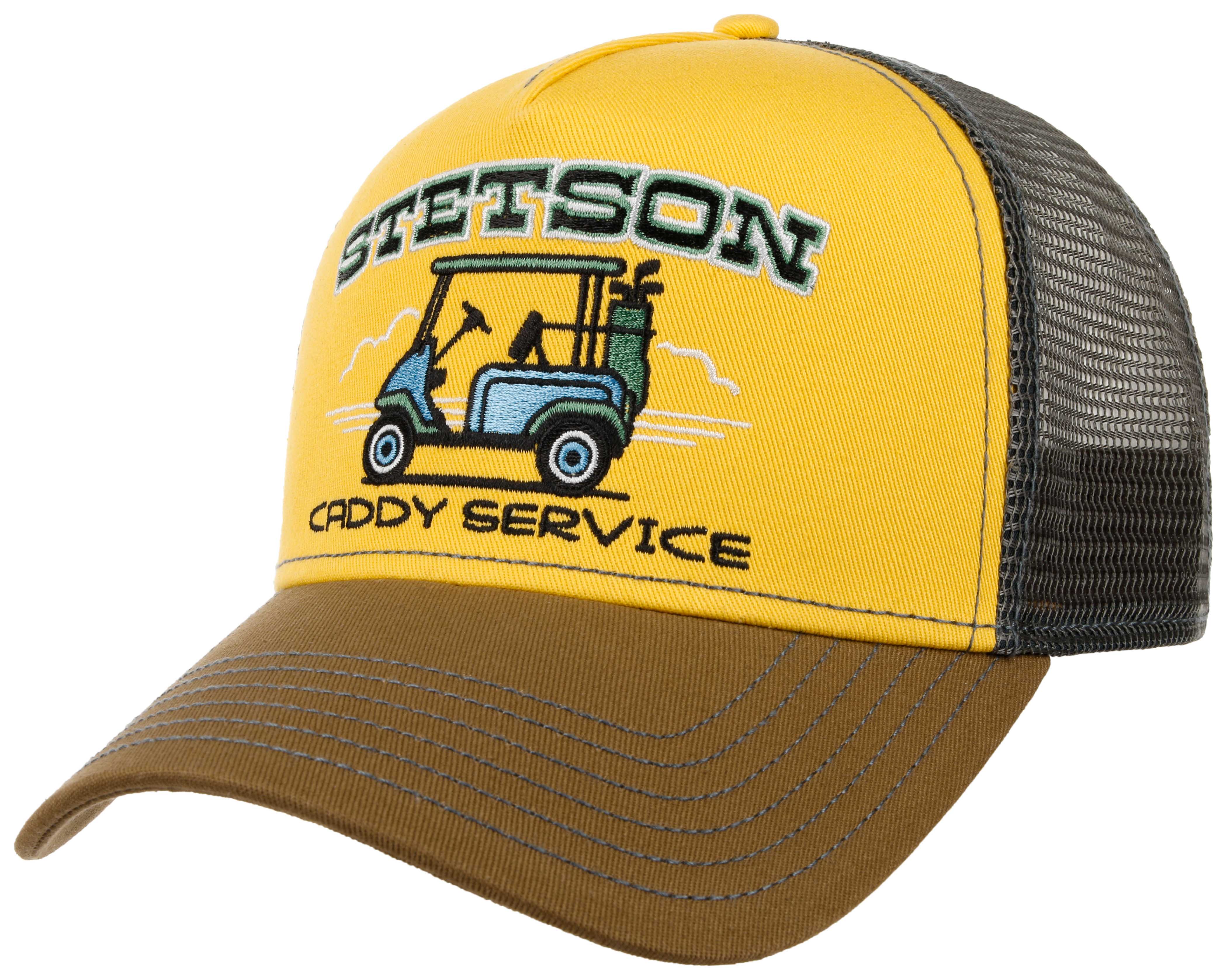 Stetson - Golf Caddy Service- Trucker Cap - Yellow/Brown