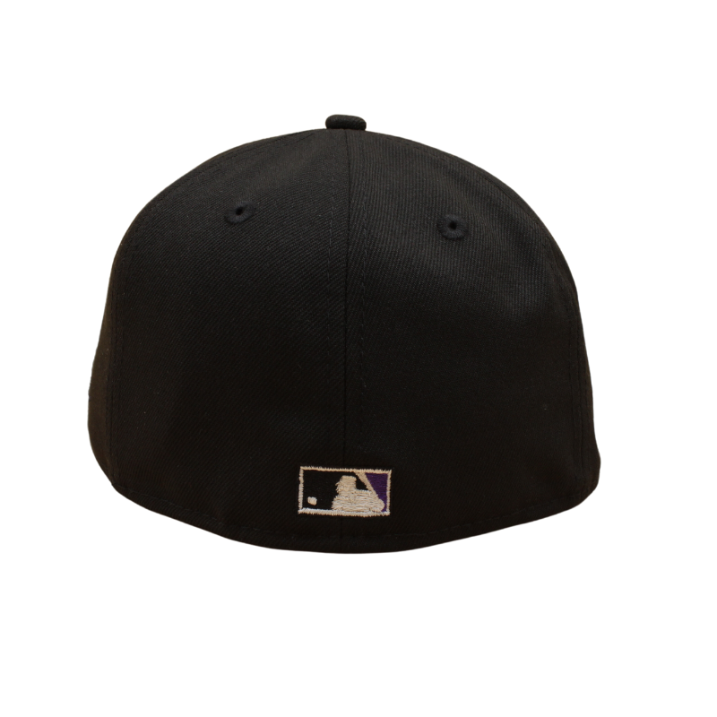Colorado Rockies Cooperstown 59Fifty Fitted 25th Anniversary - Black/Lavendel