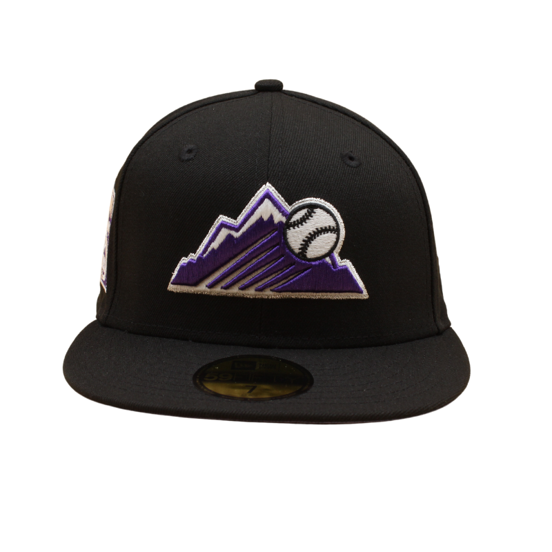 Colorado Rockies Cooperstown 59Fifty Fitted 25th Anniversary - Black/Lavendel