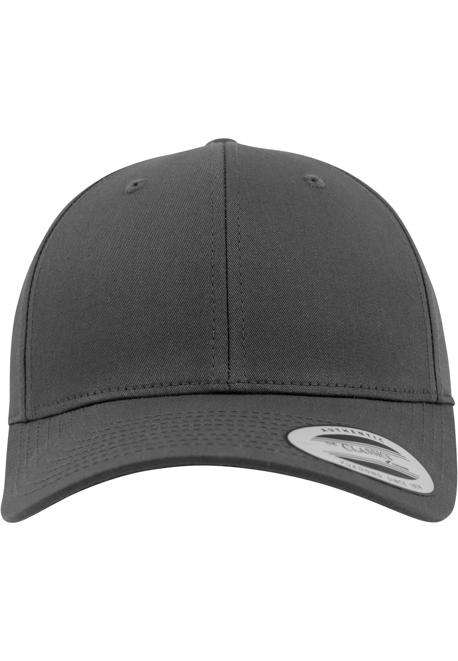 Curved Classic Snapback - Charcoal Online salg