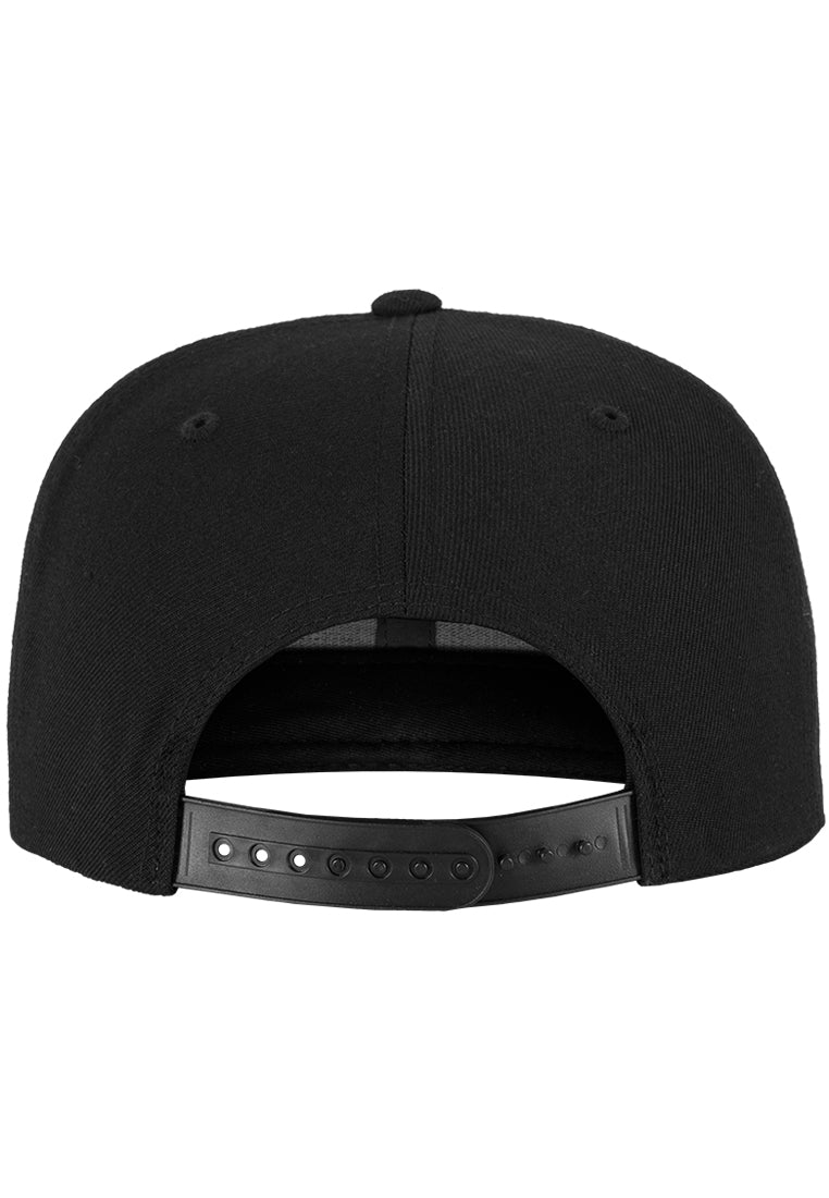 Diamond Quilted Snapback - Black