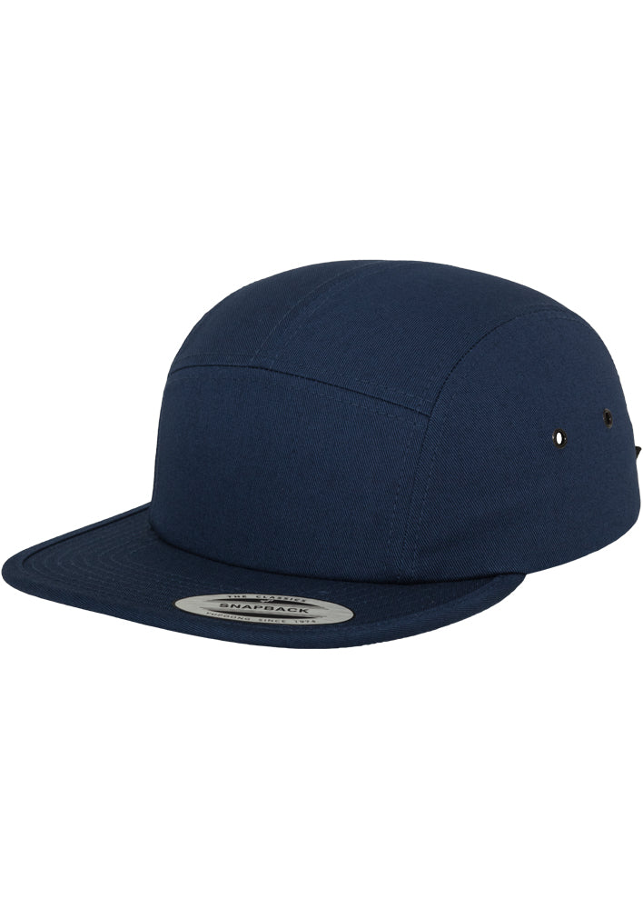 Classic Jockey 5-Panel Cap - Navy Udsalg