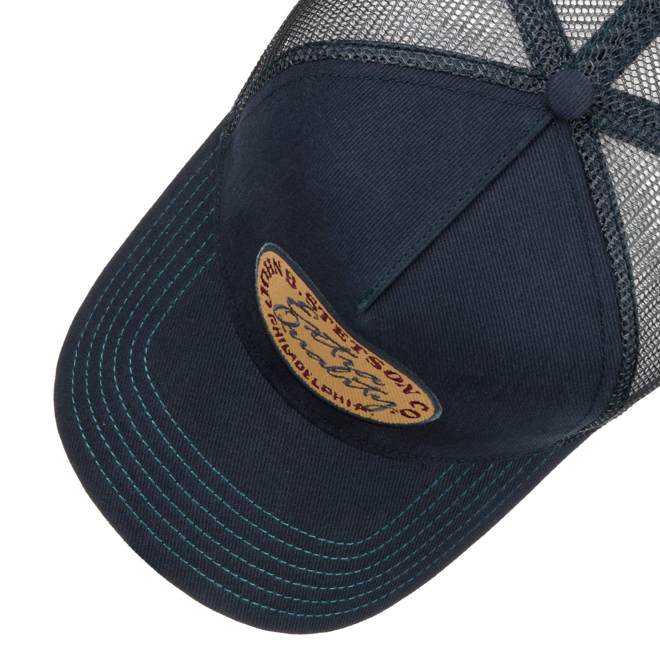 Stetson - Vintage Brushed Twill Trucker Cap - Navy