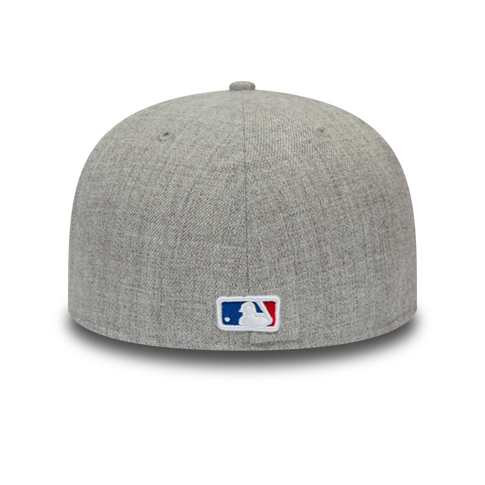 Boston Red Sox 59Fifty Fitted Cap - Heather Grey/Red