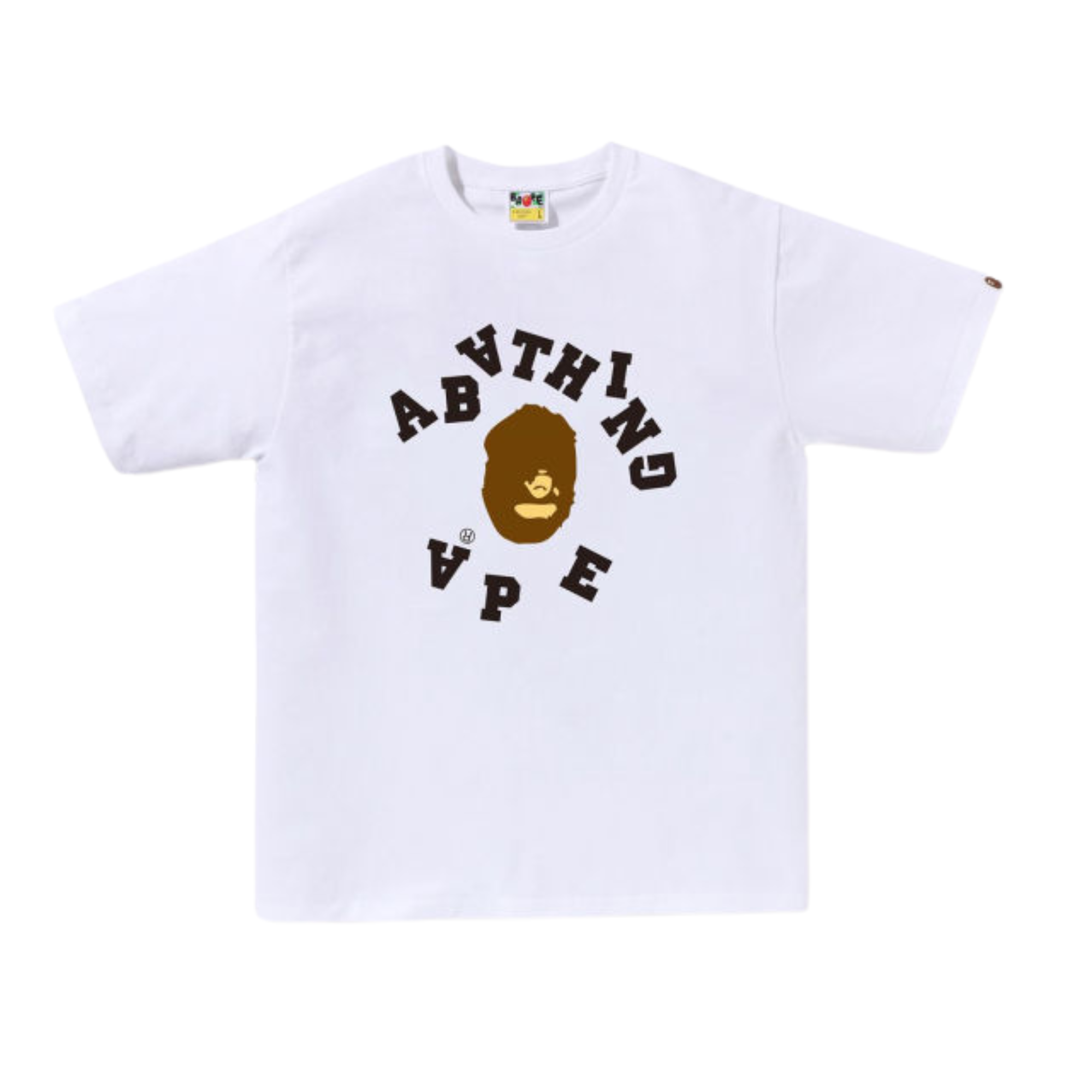 Bape Broken College T-shirt White