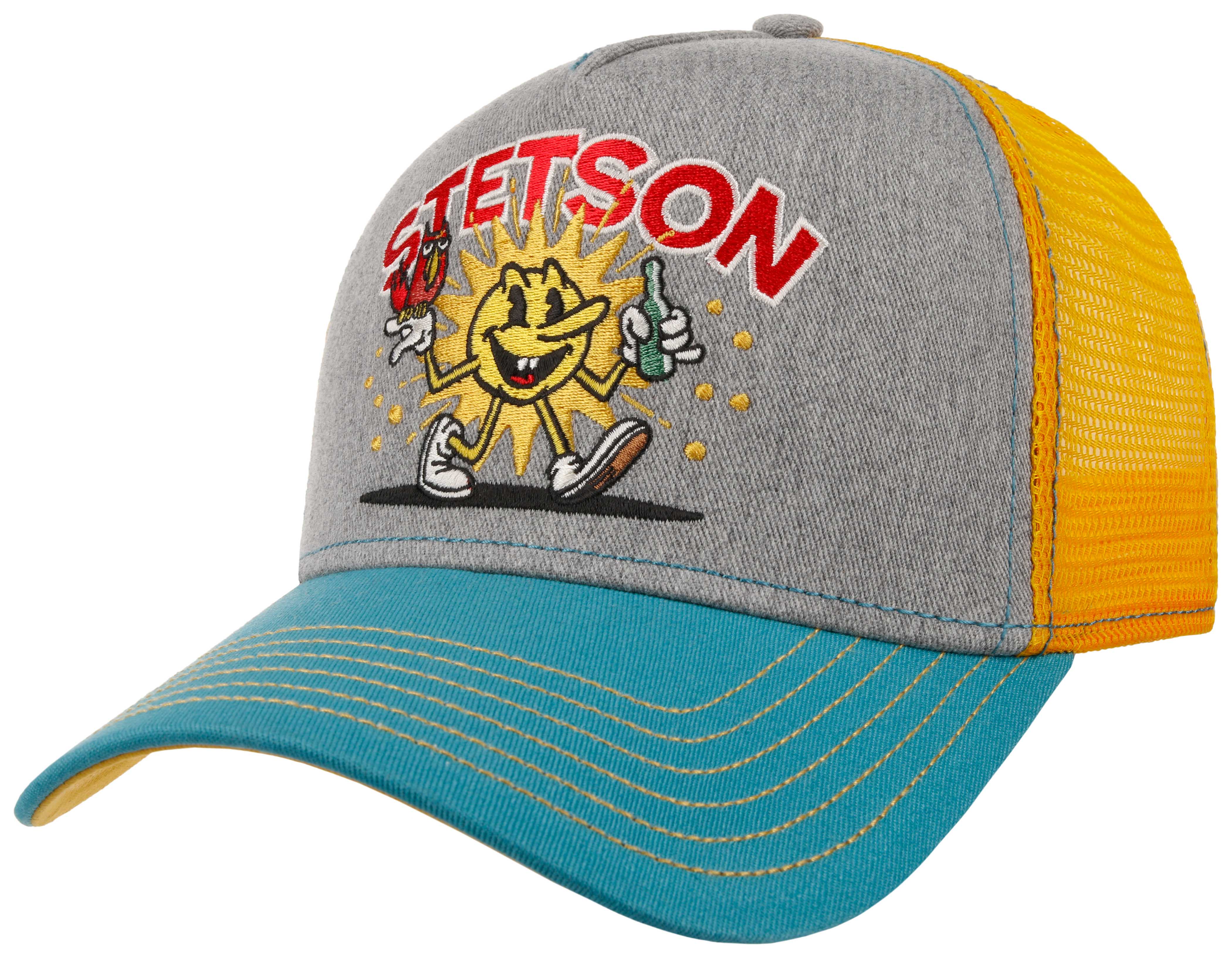 Stetson - Fun- Trucker Cap - Grey/Blue/Yellow