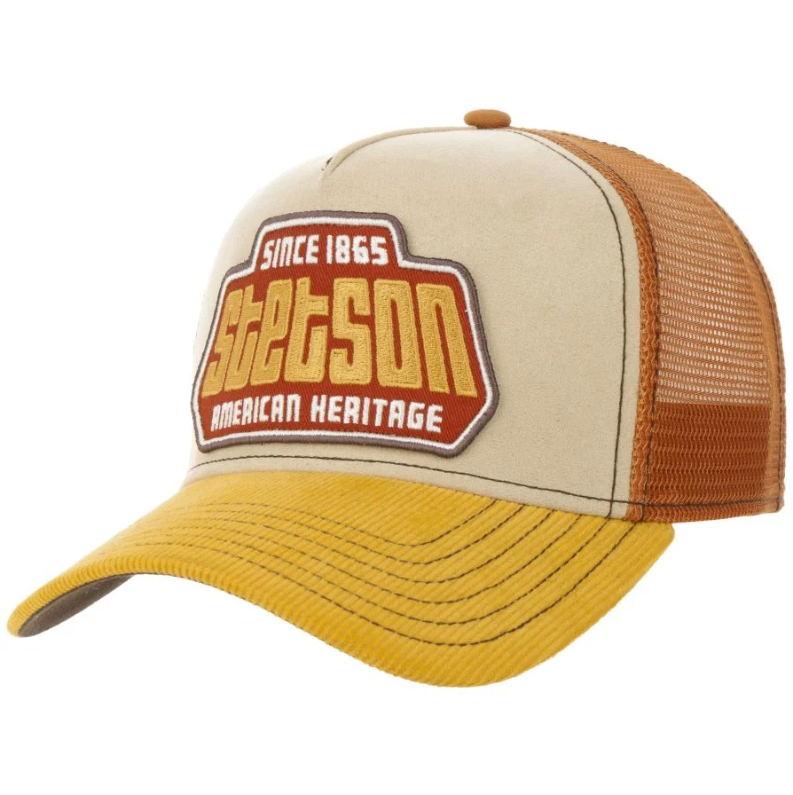 Brickstone Trucker Cap - Yellow/Khaki/Orange