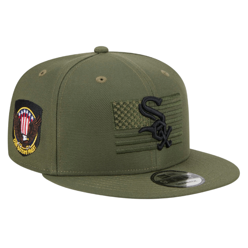 Chicago White Sox 9Fifty Armed Forces 2023 - Olive Hot på udsalg