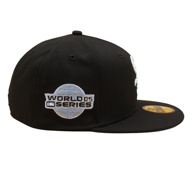 Chicago White Sox Cooperstown 59Fifty Fitted World Series 2005 - Black/Sky Blue
