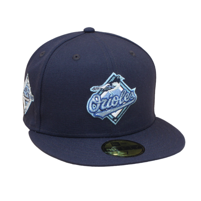 Baltimore Orioles Cooperstown 59Fifty Fitted 25th Anniversary - Navy Levere