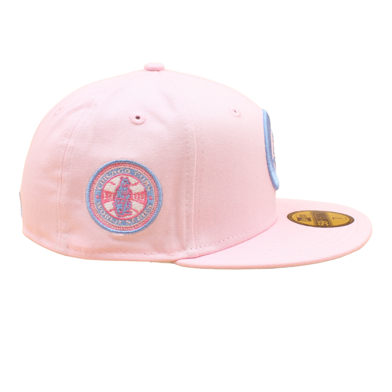 Chicago Cubs Cooperstown 59Fifty Fitted World Series 1908 - Pink/Sky Blue
