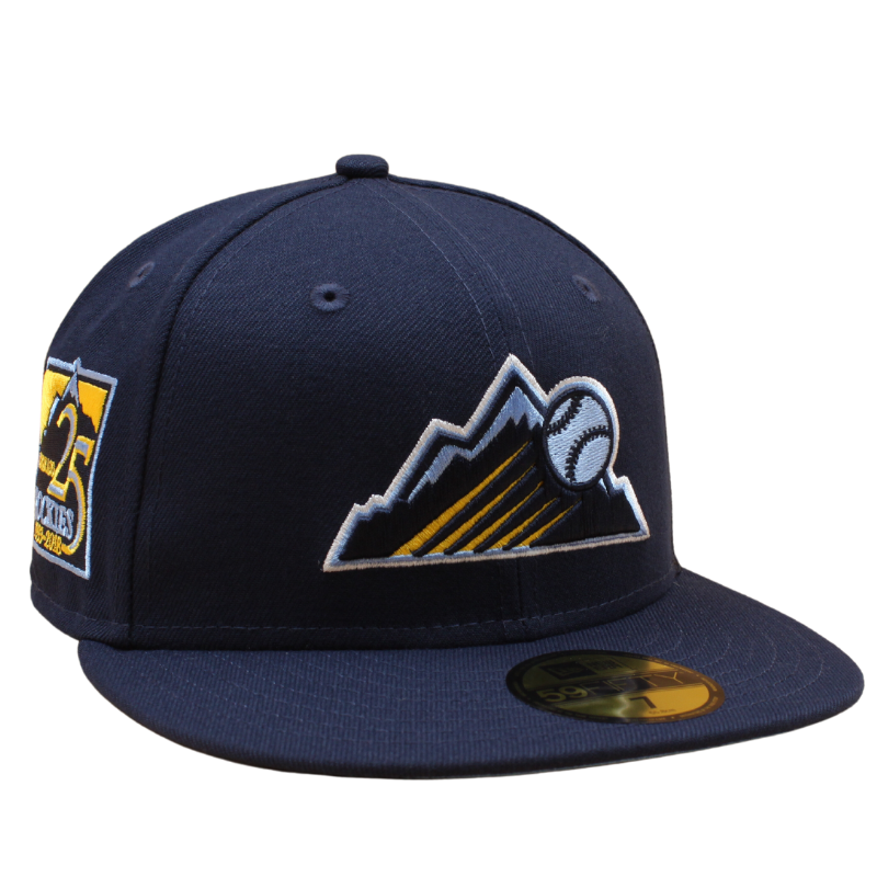 Colorado Rockies Cooperstown 59Fifty Fitted 1993-2018 - Oceanside Blue