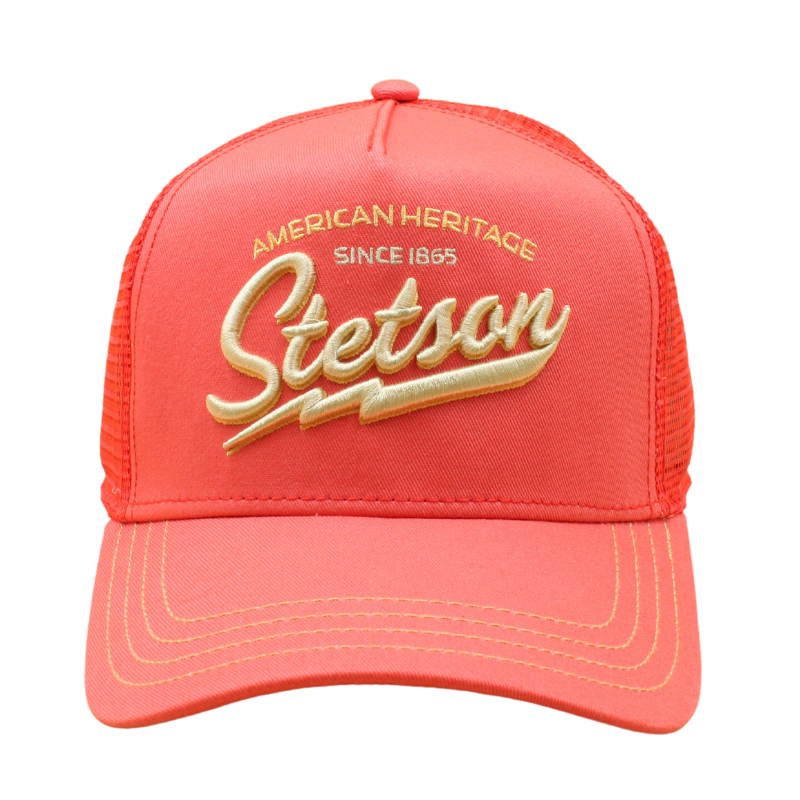 Stetson American Heritage Classic Trucker Cap - Salmon