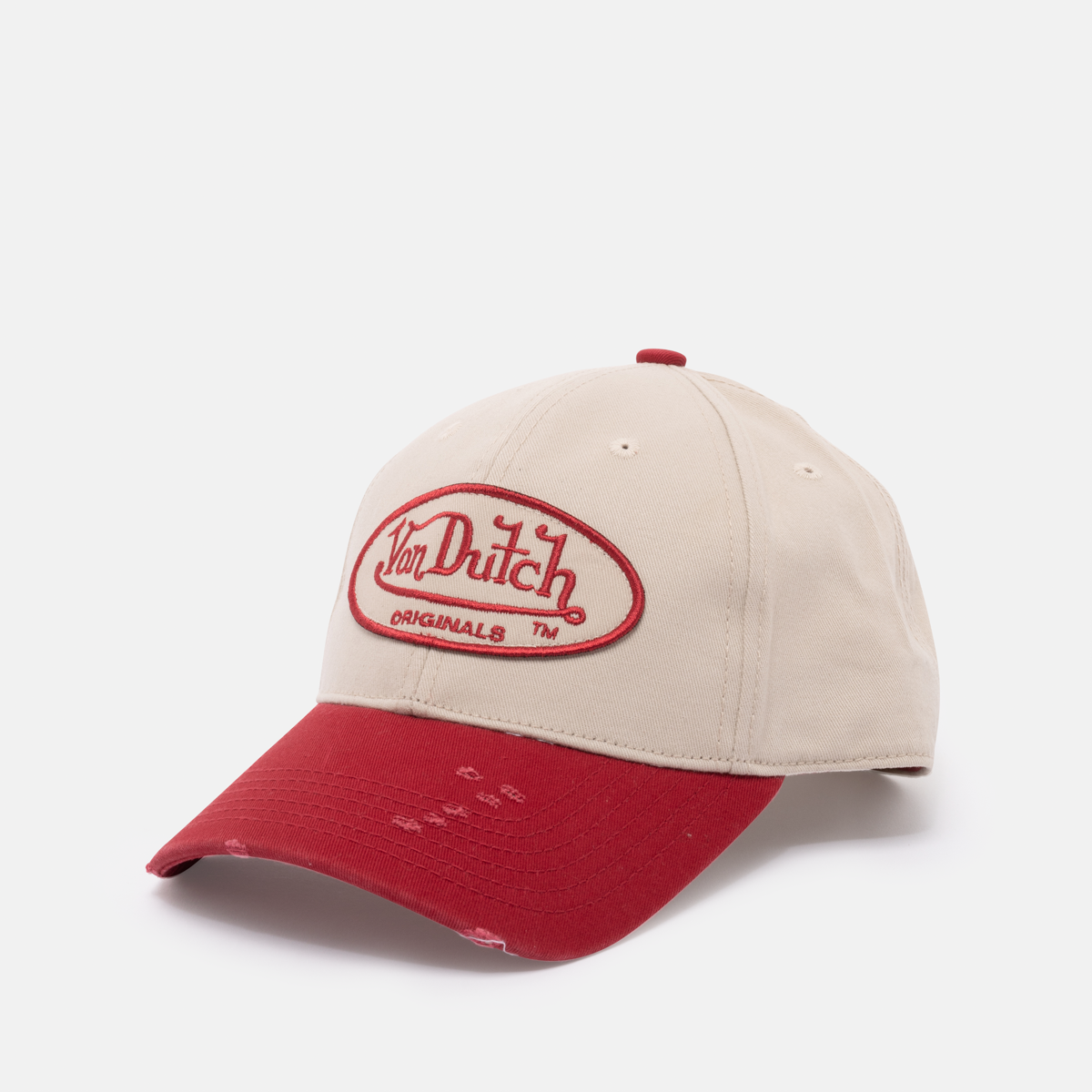 Von Dutch - DB Denver Dad Cap - Khaki/Red