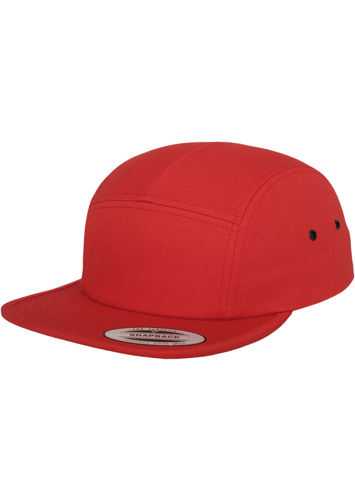 Classic Jockey 5-Panel Cap - Red på udsalg