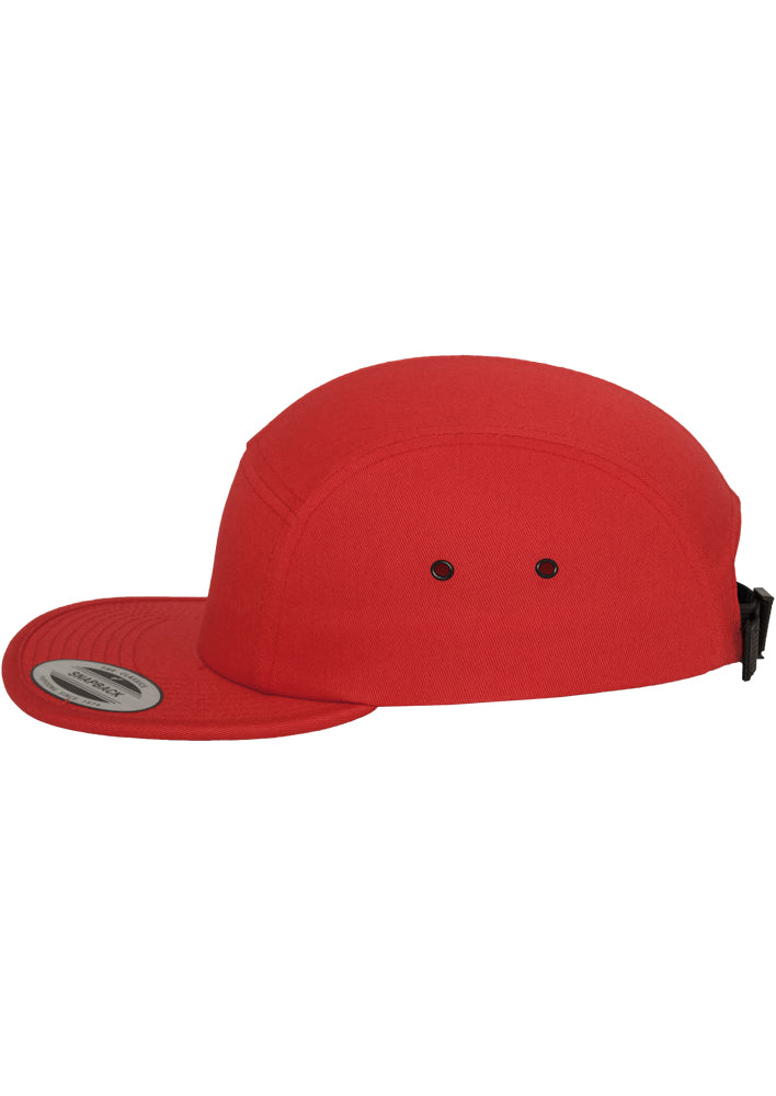 Classic Jockey 5-Panel Cap - Red på udsalg