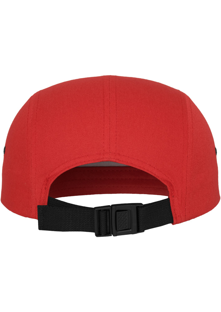 Classic Jockey 5-Panel Cap - Red på udsalg