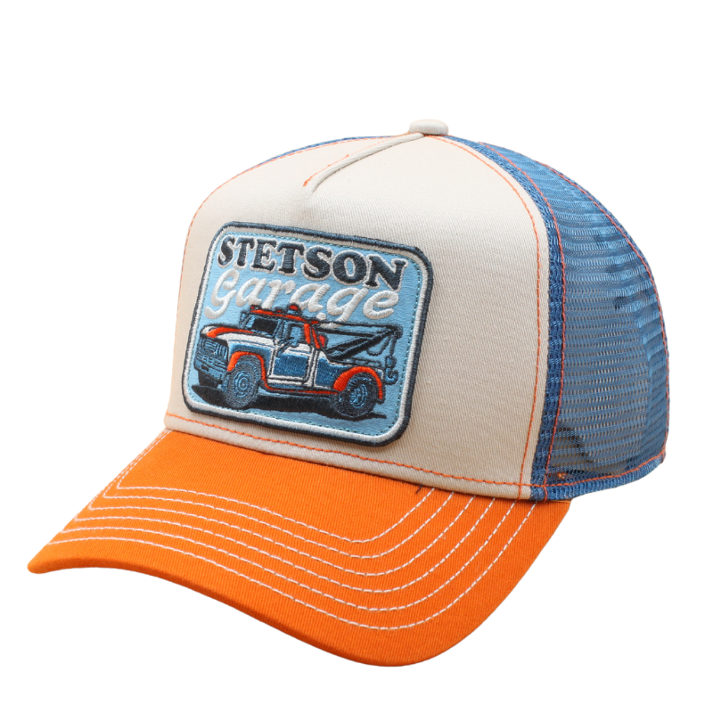 Stetson - Trucker Cap Stetson's Garage - Orange/Sand