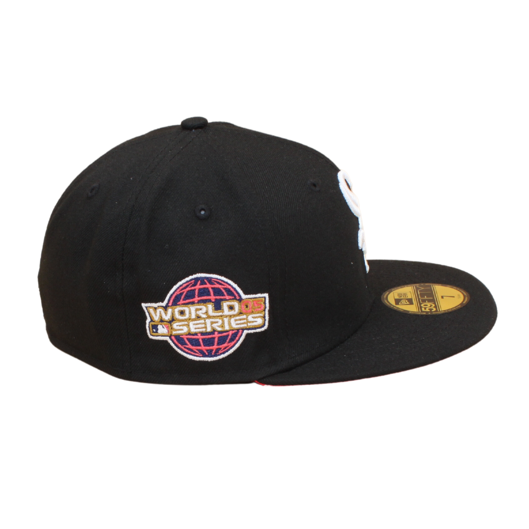 Chicago White Sox Cooperstown 59Fifty Fitted World Series 2005 - Black/Infrared Online Hot Salg