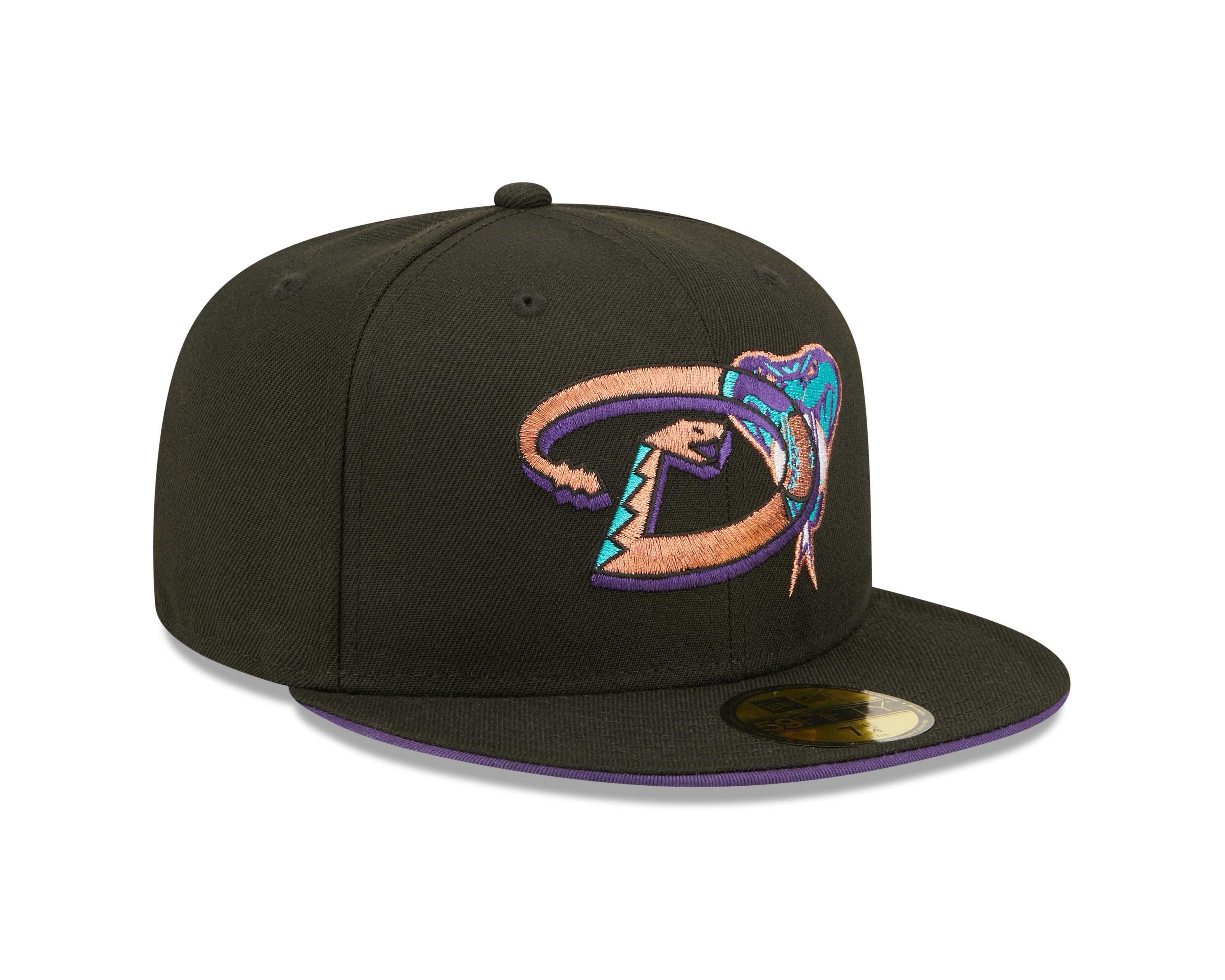 Team Color Split 59fifty Fitted Cap Arizona Diamondbacks - Black
